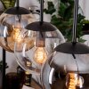 Gastor Suspension, Boule lumineuse, Suspension Ambre, Clair, Fumé, 4 lumières
