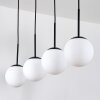 Gastor Suspension, Boule lumineuse, Suspension Blanc, 4 lumières