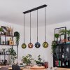 Gastor Suspension, Boule lumineuse, Suspension Bleu, Vert, Cuivré, 4 lumières