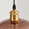Koyoto Suspension, Boule lumineuse, Suspension Or, 1 lumière