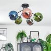 Gastor Plafonnier, Boule lumineuse 52 cm Bleu, Chrome, Vert, Cuivré, Fumé, 5 lumières Gastor Plafonnier, Boule lumineuse 52 cm Bleu, Chrome, Vert, Cuivré, Fumé, 5 lumières