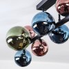 Chehalis Plafonnier, Boule lumineuse Bleu, Vert, Cuivré, 10 lumières