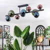 Chehalis Plafonnier, Boule lumineuse Bleu, Vert, Cuivré, 10 lumières