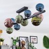 Chehalis Plafonnier, Boule lumineuse Bleu, Vert, Cuivré, 10 lumières