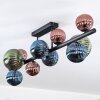 Chehalis Plafonnier, Boule lumineuse Bleu, Vert, Cuivré, 10 lumières