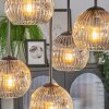 Ripoll Plafonnier, Boule lumineuse Ambre, Clair, Fumé, 5 lumières