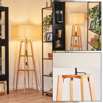 Flemming Lampadaire Écru, 1 lumière Flemming Lampadaire Écru, 1 lumière