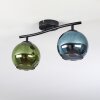 Koyoto Plafonnier, Boule lumineuse Bleu, Vert, 2 lumières
