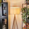 Flemming Lampadaire Écru, Nickel mat, 1 lumière
