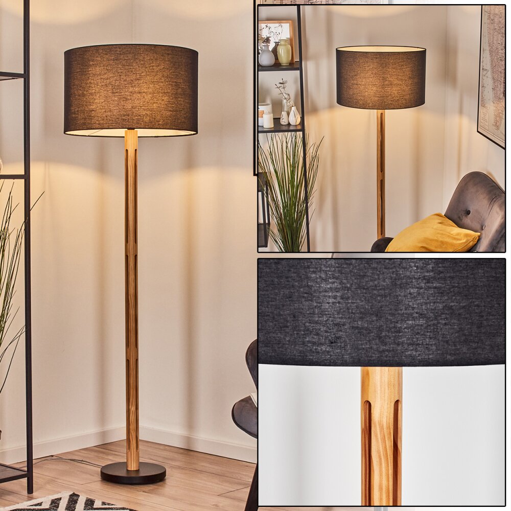 Flemming Lampadaire Écru, Noir, 1 lumière main product photo