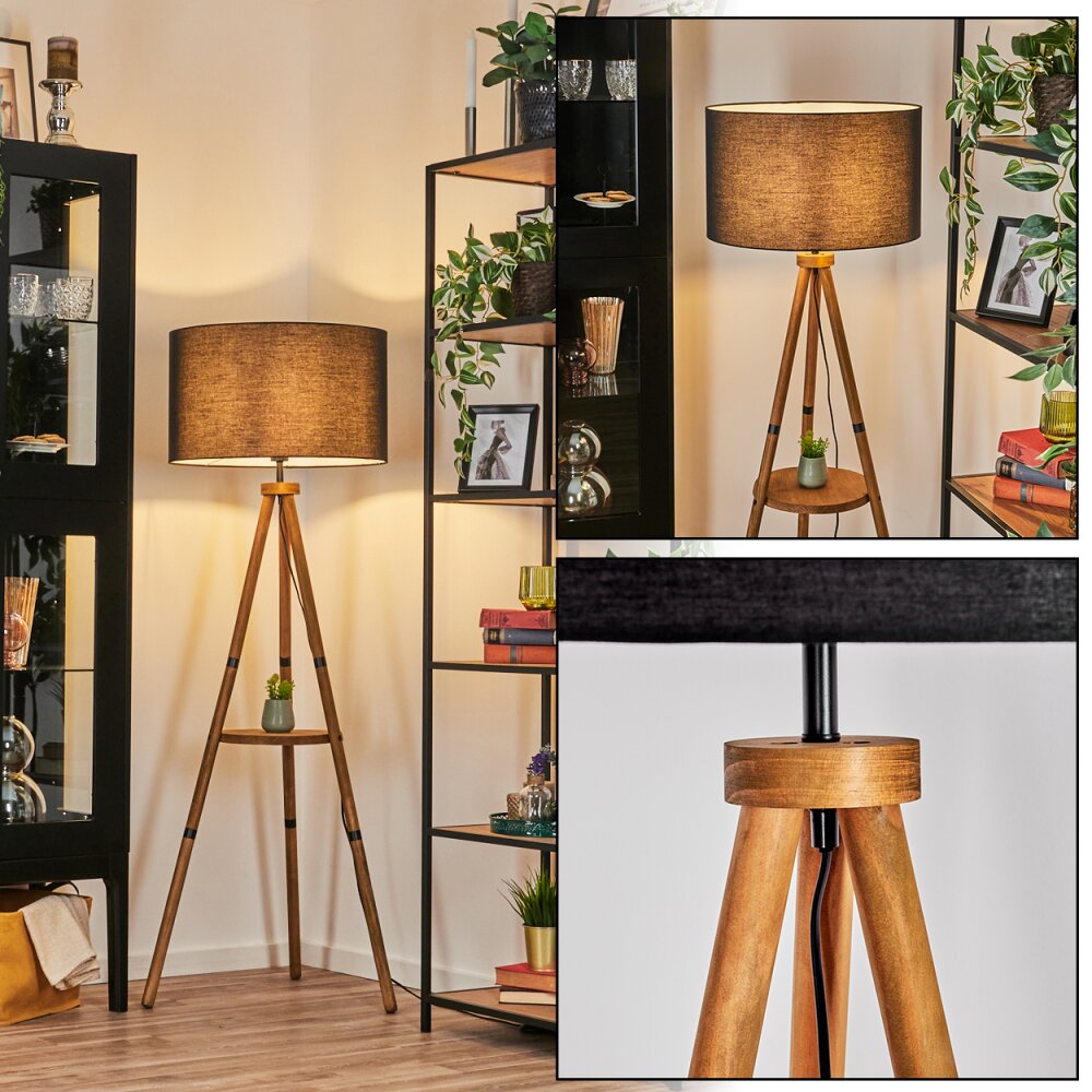 Flemming Lampadaire Brun, Écru, Noir, 1 lumière main product photo