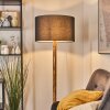 Flemming Lampadaire Écru, Noir, 1 lumière Flemming Lampadaire Écru, Noir, 1 lumière