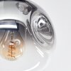 Ripoll Plafonnier, Boule lumineuse Ambre, Clair, Fumé, 10 lumières