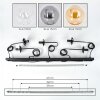 Gastor Suspension, Boule lumineuse, Suspension Ambre, Clair, Fumé, 5 lumières