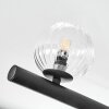 Chehalis Plafonnier, Boule lumineuse Ambre, Clair, Fumé, 10 lumières