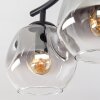 Ripoll Plafonnier, Boule lumineuse Clair, Fumé, 2 lumières
