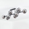 Ripoll Plafonnier, Boule lumineuse Fumé, 10 lumières