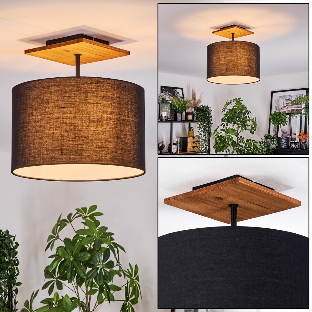 Bassagoda Plafonnier Écru, Noir, 1 lumière main product photo