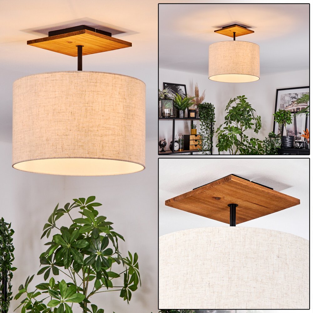 Bassagoda Plafonnier Écru, Noir, 1 lumière main product photo