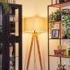 Flemming Lampadaire Écru, Noir, 1 lumière