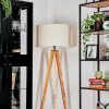 Flemming Lampadaire Écru, Noir, 1 lumière