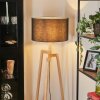 Flemming Lampadaire Écru, Noir, 1 lumière