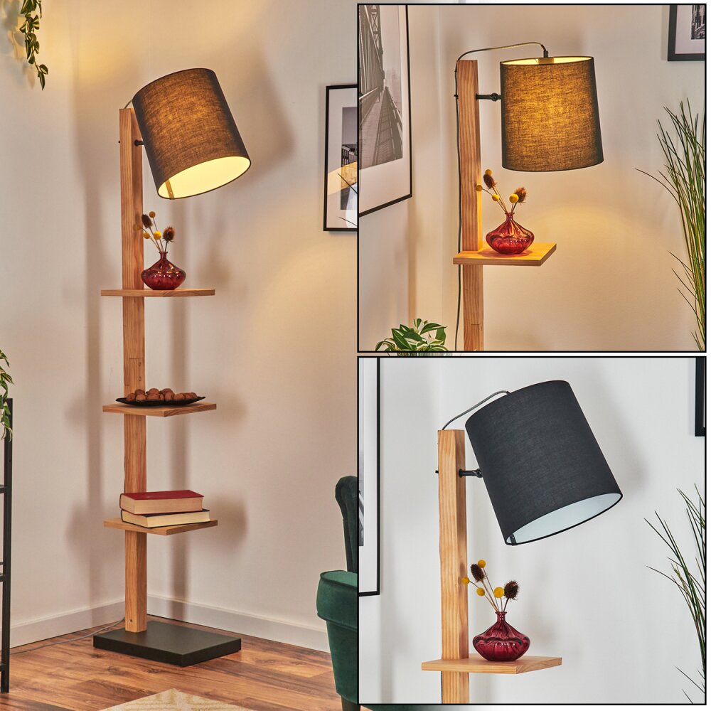 Venor Lampadaire Brun, Écru, Noir, 1 lumière main product photo
