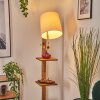 Venor Lampadaire Brun foncé, Écru, Noir, 1 lumière
