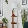 Venor Lampadaire Brun foncé, Écru, Noir, 1 lumière