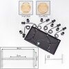 Koyoto Suspension, Boule lumineuse, Suspension Ambre, 6 lumières