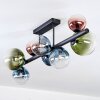 Chehalis Plafonnier, Boule lumineuse Bleu, Vert, Clair, Cuivré, 8 lumières