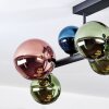 Chehalis Plafonnier, Boule lumineuse Bleu, Vert, Cuivré, 8 lumières
