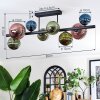 Chehalis Plafonnier, Boule lumineuse Bleu, Vert, Cuivré, 8 lumières