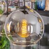 Koyoto Suspension, Boule lumineuse, Suspension Clair, Fumé, 6 lumières