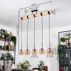 Koyoto Suspension, Boule lumineuse, Suspension Écru, Noir, 5 lumières
