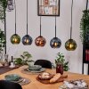 Koyoto Suspension, Boule lumineuse, Suspension Écru, Noir, 5 lumières