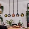 Koyoto Suspension, Boule lumineuse, Suspension Écru, Noir, 5 lumières