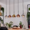 Koyoto Suspension, Boule lumineuse, Suspension Écru, Noir, 5 lumières Koyoto Suspension, Boule lumineuse, Suspension Écru, Noir, 5 lumières