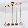 Koyoto Suspension, Boule lumineuse, Suspension Écru, Noir, 5 lumières Koyoto Suspension, Boule lumineuse, Suspension Écru, Noir, 5 lumières