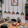 Koyoto Suspension, Boule lumineuse, Suspension Écru, Noir, 5 lumières