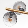 Koyoto Plafonnier, Boule lumineuse Or, Noir, 8 lumières