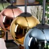 Koyoto Suspension, Boule lumineuse, Suspension Écru, Noir, 5 lumières
