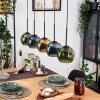 Koyoto Suspension, Boule lumineuse, Suspension Écru, Noir, 5 lumières