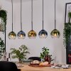 Koyoto Suspension, Boule lumineuse, Suspension Écru, Noir, 5 lumières