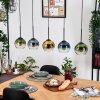 Koyoto Suspension, Boule lumineuse, Suspension Écru, Noir, 5 lumières