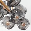 Koyoto Plafonnier, Boule lumineuse Or, Noir, 8 lumières
