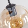 Koyoto Suspension, Boule lumineuse, Suspension Ambre, Clair, Fumé, 6 lumières