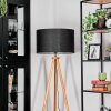 Flemming Lampadaire Écru, Noir, 1 lumière