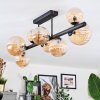 Chehalis Plafonnier, Boule lumineuse Ambre, 8 lumières