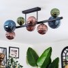 Chehalis Plafonnier, Boule lumineuse Bleu, Vert, Cuivré, 8 lumières